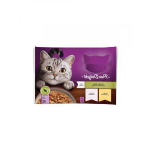 Jöle İçinde Tavuklu ve Somonlu Yetişkin Kedi Konservesi 4x85 Gr