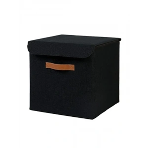Jüt Kapaklı Dekoratif Kutu - 30 x 30 x 30 cm