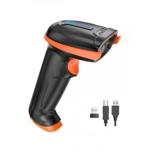 Kablosuz Barkod Okuyucu, 1D/2D, Ergonomik Tasarım, 2000mAh Pil