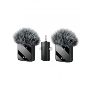 Kablosuz Çift Yaka Mikrofon - Ses Kaydı - Tak Çalıştır