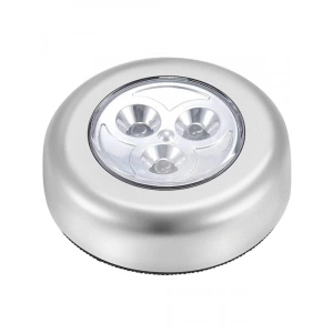 Kablosuz Dokunmatik Pilli Led Spot Lamba - 3 LEDli Aydınlatma