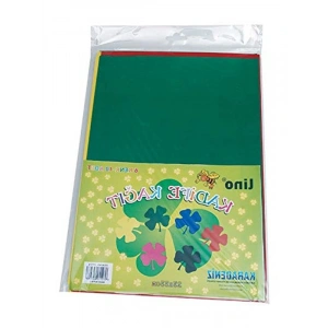 Kadife Kağıt 6 Renk 10lu Set - 23x33 cm