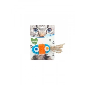 Kadife Renkli Saçaklı Top Kedi Oyuncağı