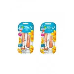 Kadın tıraş bıçağı seti, 2 adet, 2 paket halinde sunulmakta