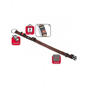 Kahverengi 30-45 cm Kilitli Boyun Tasma, 15 mm Kalınlık