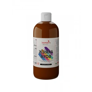 Kahverengi Akrilik Boya - 500 gr Sanat Projeleri İçin