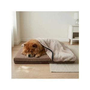 Kahverengi, Medium Boy Kedi ve Köpek Yatağı, Su Geçirmez