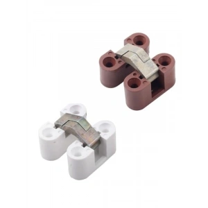 Kahverengi Plastik Oval Masa Menteşesi - 2 Adet