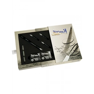 Kaligrafi Seti, Parlak Siyah ve Krom Detaylı