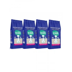 Kalın Taneli Kedi Kumu, 4lü Eko Paket, Süper Emici 28 Lt