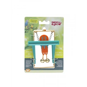 Kaliteli Maymun Figürlü Kuş Oyuncağı - Turuncu