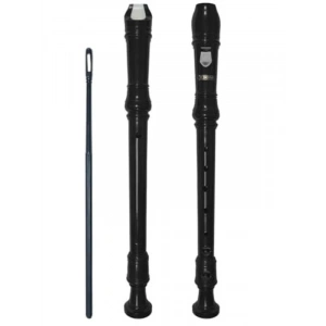 Kaliteli Siyah Blok Flüt ile Müzikal Performans