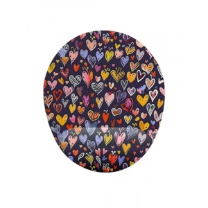 Kalp Desenli Bilek Destekli Mouse Pad