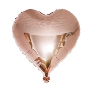 Kalp Folyo Balon, 18 İnç Rose Gold Renk Seçeneği