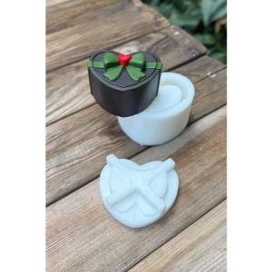 Kalp Şeklinde Silikon Kap Kalıbı