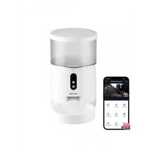 Kameralı Akıllı Mama Kabı, Wi-Fi Destekli, Sesli Kontrol
