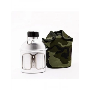 Kamuflaj Desenli Alüminyum Matara - 1 Litre Kapasite