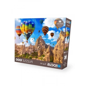 Kapadokya Temalı 1000 Parça Puzzle, Eğlenceli Sanat Etkinliği