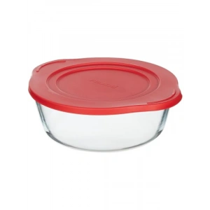 Kapaklı Cam Saklama Kabı, 2100 cc, Şık Tasarım