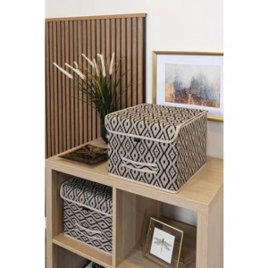 Kapaklı Mini Kutu Düzenleyici - 30x30x23 cm