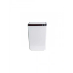 Kapaklı Plastik Çelik Kova - 6 lt, Beyaz