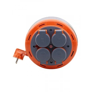 Kapaklı Plastik Makaralı Kablo Uzatma Kablosu - 5 Metre