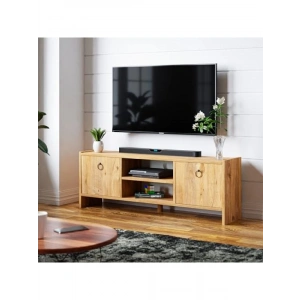 Kapaklı Raflı TV Ünitesi - Atlantik Çam