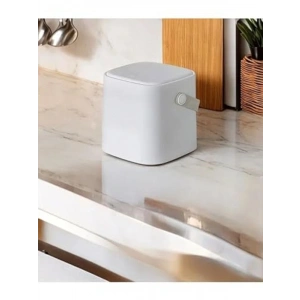 Kapaklı Tezgah Üst Mutfak Çöp Kovası, 4 Lt, Beyaz