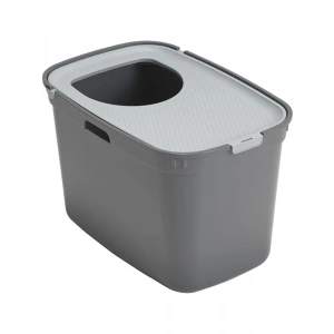 Kapalı Kedi Tuvaleti, 59 CM Gri/Koyu Gri Renk Seçeneği
