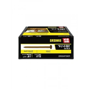 Kaplamalı Platin Çiviler, Pürüzsüz Şaftlı, 1 Lb Paket