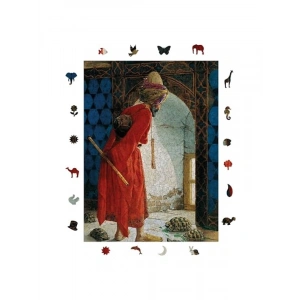 Kaplumbağa Terbiyecisi Temalı Ahşap Puzzle, 450 Parça