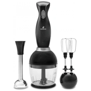 Karaca Pro-Midi Plus 3lü Blender Set Shiny Black 1000W