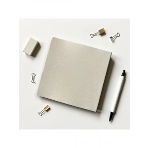 Kare Formlu PU Deri Not Defteri - 16,5x16,5 cm