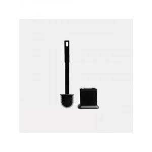 Kare Silikon Klozet Fırçası, Siyah
