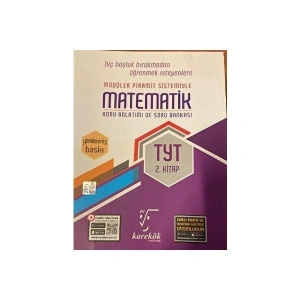 Karekök Yayıncılık TYT Matematik 2.kitap Mps Modüler Piramit Sistemi