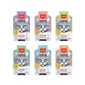 Karışık Aromalı Kedi Çorbası (50GR X 6 Adet) Sıvı Kedi Ödülü