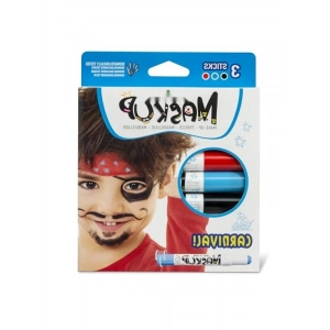 Karnaval Temalı Silinebilir Yüz Boyası Seti (3 Renk)