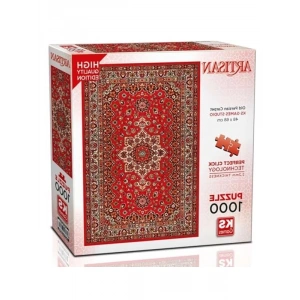 Karton 1000 Parça Eski İran Halısı Puzzle, 68 x 48 cm