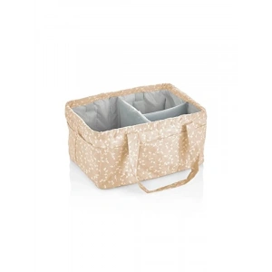 Katlamalı Anne&Bebek Organizeri, Somon Çiçek Desenli