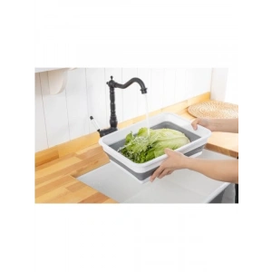 Katlanabilir 4 Litre Dikdörtgen Bulaşık Sepeti - Çok Amaçlı