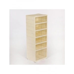 Katlanabilir 6 Raflı Çok Amaçlı Dolap