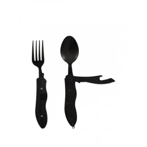 Katlanabilir Çatal Bıçak Kaşık Seti - Ayrılabilir, 18 cm