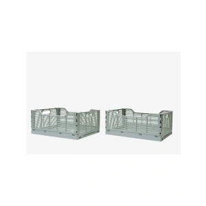 Katlanabilir Çok Amaçlı Taşıma Kutusu | Plastik | 2 Adet