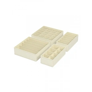 Katlanabilir İç Giyim Saklama Kutuları | 4lü Set ile Dolap Organizeri