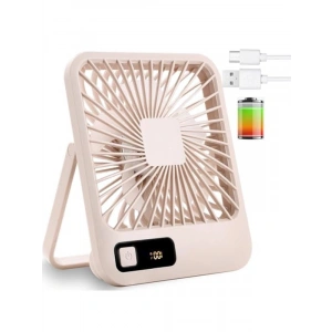 Katlanabilir Kişisel Masa Fanı, USB Şarj Edilebilir 5 Hız Modu ile