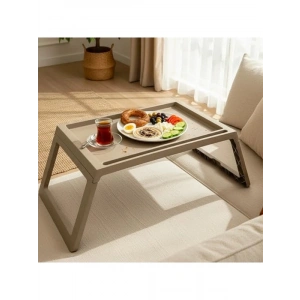 Katlanabilir Laptop ve Kahvaltı Masası, 56x36x26 cm