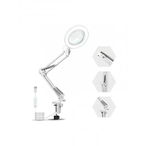 Katlanabilir LED Işıklı Masaüstü Büyüteç - Ayarlanabilir