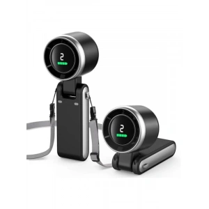 Katlanabilir Mini Vantilatör, 5 Kademeli LED Ekran ve Taşınabilir Tasarım