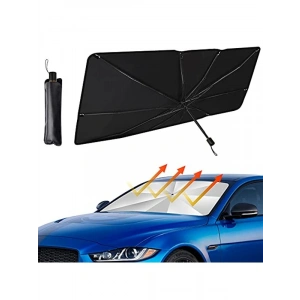 Katlanabilir Ön Cam Güneşliği, UV Işınlarından Koruyan Reflektör, 137 cm x 88 cm