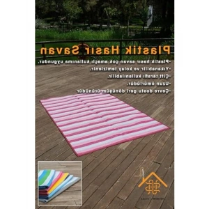 Katlanabilir Plaj Halısı, Hasır Mat ve 90 x 180 cm Boyut